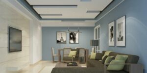 Двухуровневый потолок в спальне: фото идей, материалы, особенности монтажа