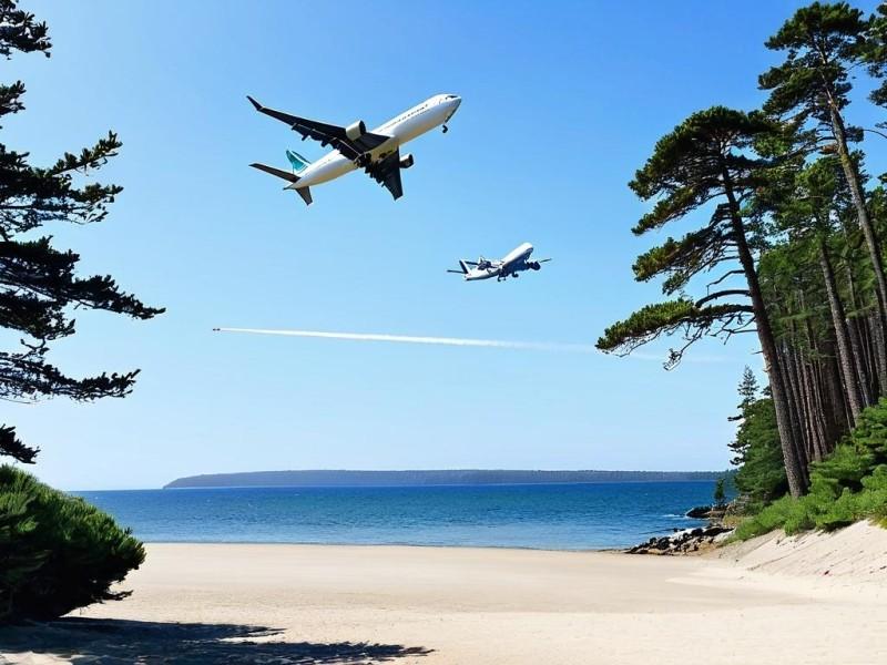 Пляж Пхукета: небесные самолеты над золотистым песком